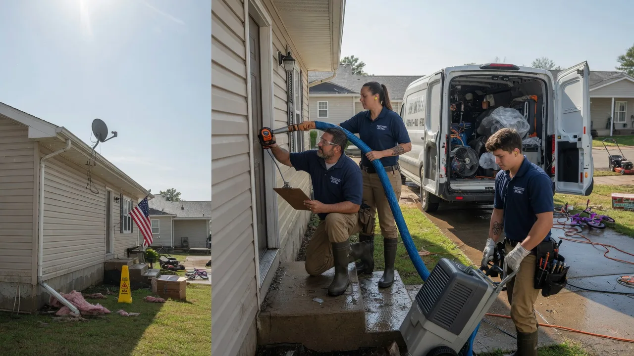 Ceiling Water Damage Restoration in Hillman, MN near me